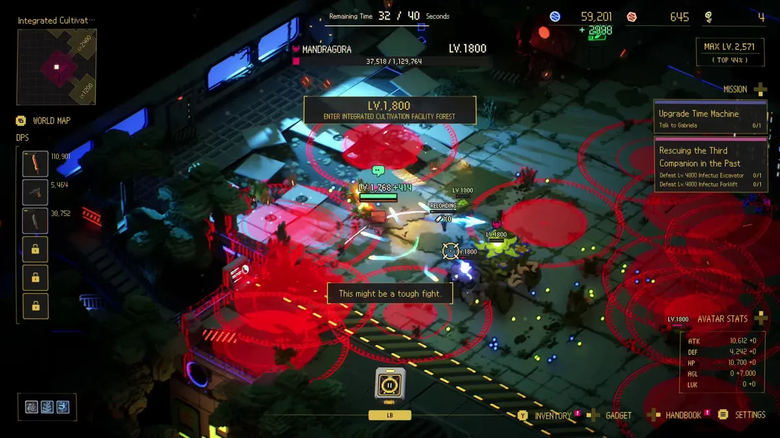 Ascend to Zero — game roguelike hành động với cơ chế đóng băng thời gian