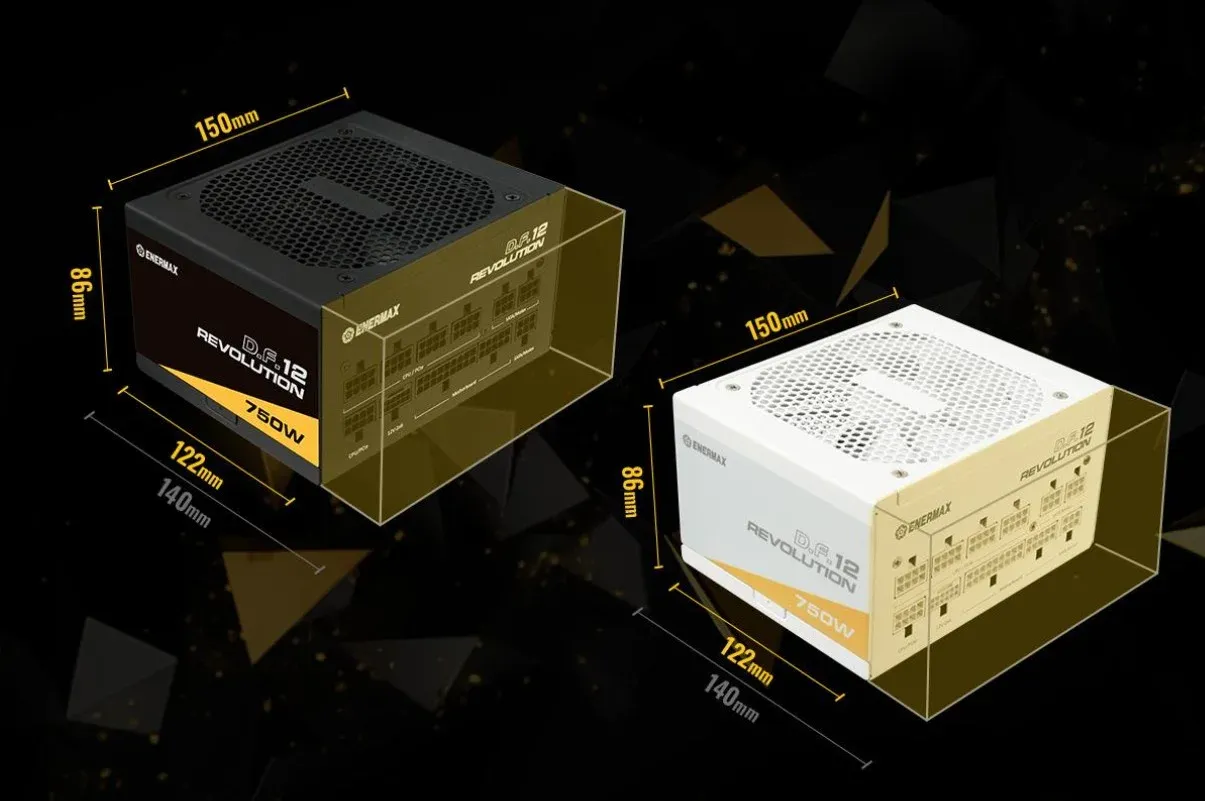 Bộ nguồn Enermax ATX 3.1 nhỏ nhất thế giới minh họa cho bài viết về xu hướng PSU compact cho build ITX/mATX